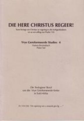 Picture of Die Here Christus regeer! (Folmer)