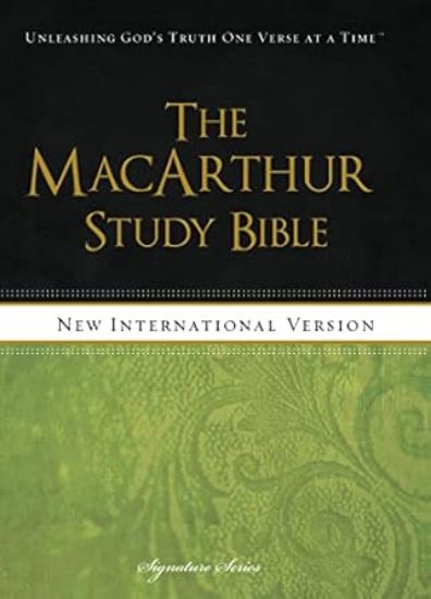 Picture of MacArthur study Bible - NIV